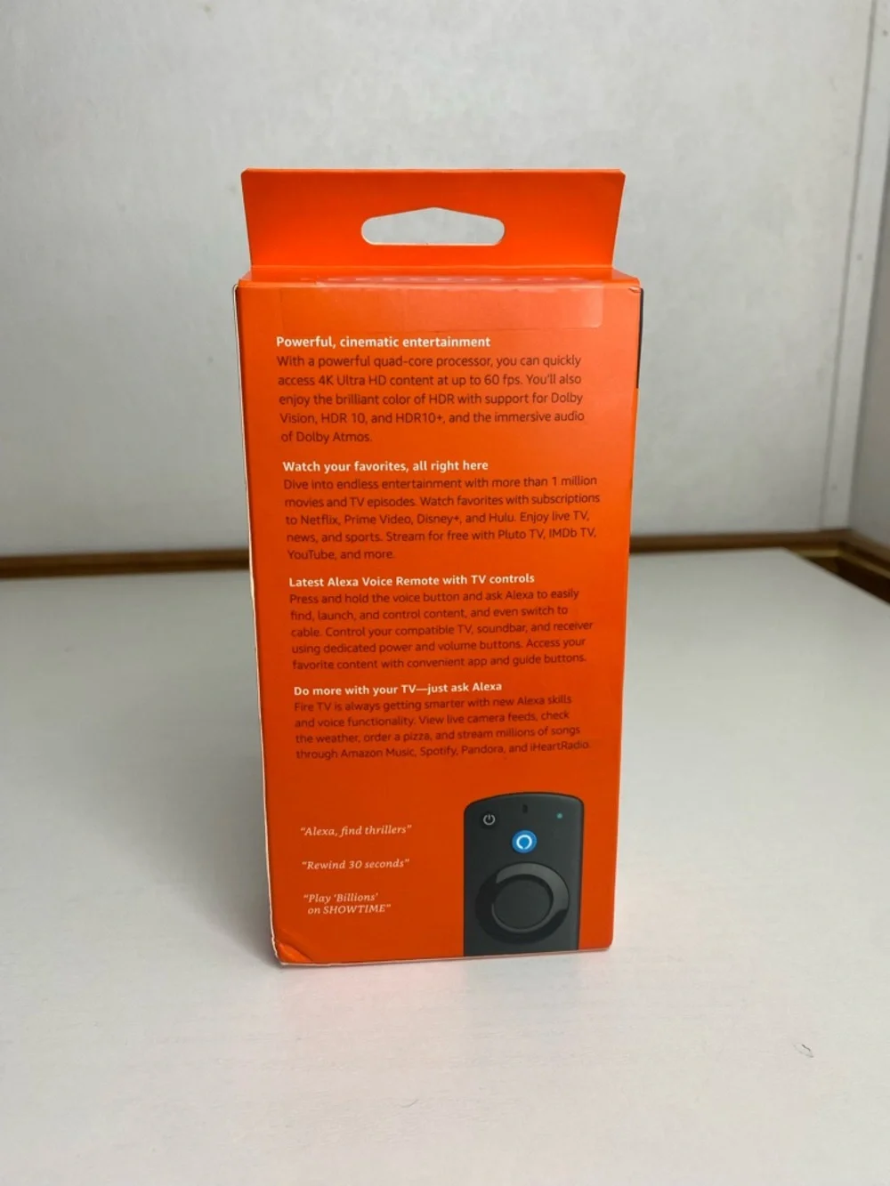 NIB Amazon Fire8964 TV Stick 4K Streaming w/Alexa Voice Remote 3rd Gen - Picture 2 of 6